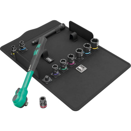 WERA WER-005531 - 8100 SB 13 Zyklop 11pc Imperial Comfort Ratchet Set