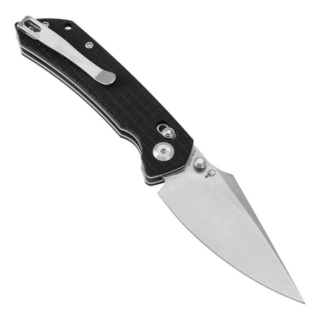 TENABLE TEN-T1034V7 - Fenrir Crossbar Lock Folding Knife - Black G10 Frag