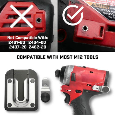 HOLSTERY KIT-PIN-PRO-M12 - PinPal Pro Gravity Locking Tool Holster Kit for Milwaukee M12