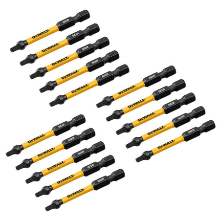 DEWALT DWAFE2SQ2IR15 - ELITE SERIES 2-1/4-in. Square #2 Impact Ready Bits (15-Pack)