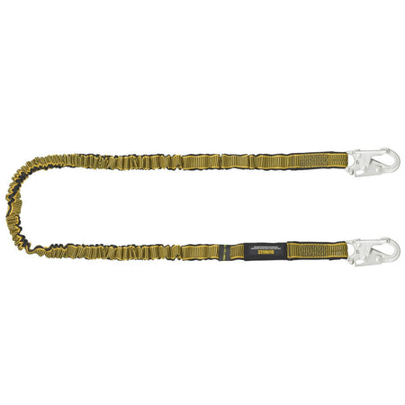 DEWALT DXFP612111 - 6' Internal Energy Absorber Single Leg Lanyard with Steel Snap Hooks