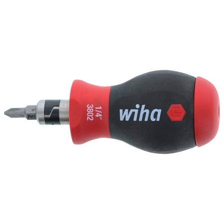 WIHA 38090 - 14-in-One SoftFinish Stubby Multi-Bit Driver