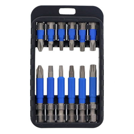 WIHA 70288 - 12 Piece TerminatorBlue Impact Driver Bit Set