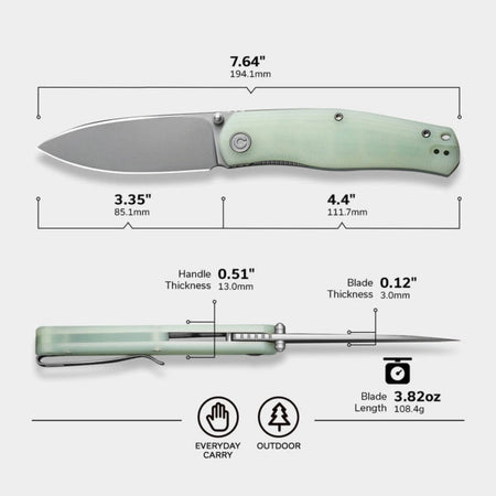 CIVIVI CIV-C22007-5 - Sokoke Front Flipper Knife