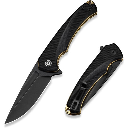 CIVIVI C24040-1 - Voidflare Flipper Folding Knife - Black G10