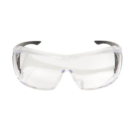 EDGE XF111-L - Ossa Fit-Over Safety Glasses, Clear Lens, Matte Black