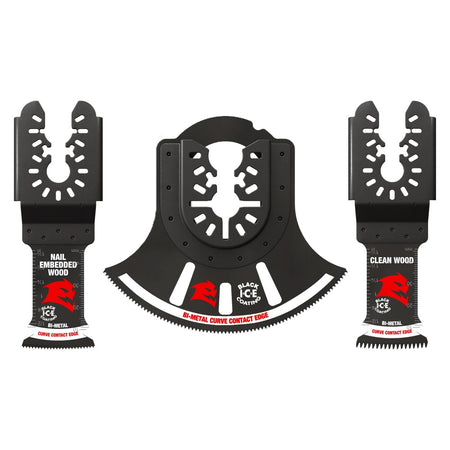 DIABLO DOU3BS - 3-Piece Universal Fit Bi-Metal Oscillating Multi-Tool Blade Set
