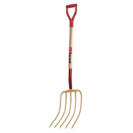 GARANT G0513D - Pro Series 5-Tine Forged Steel Manure Fork with D-Grip Handle