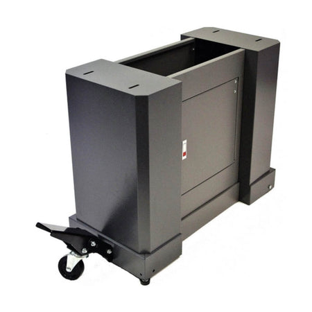 Supermax SUPMX-71938-CL-1 Closed Stand with Built-In Casters - Two-Tone Grey