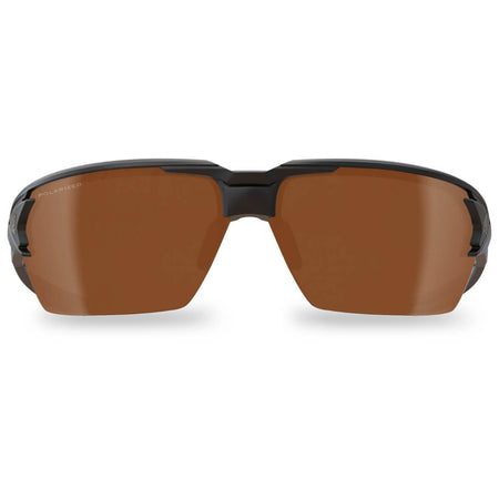 EDGE TXP415 - Pumori Polarized Copper Safety Glasses - Matte Black