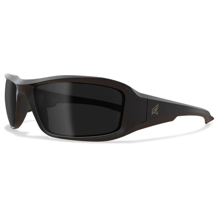 EDGE XB136 - Brazeau Safety Glasses - Matte Black Frame with Smoke Lens