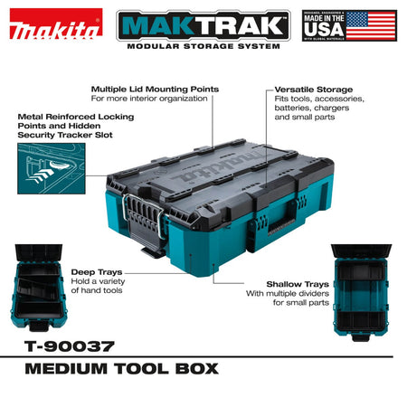 MAKITA T-90037 - MAKTRAK™ Medium Tool Box