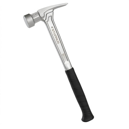 STURNUS SP15OZ-M-LH-P03 - Velocity 15oz Milled Face Rip Claw Hammer - Long Handle, Silver