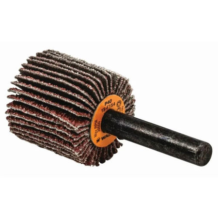 WALTER WAL-15F154 - Coolcut™ Mounted Flap Wheel - 1" x 1" x 1/4" Shank - 40 Grit