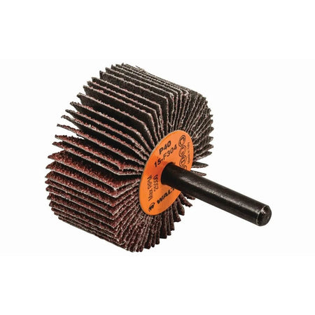 WALTER WAL-15F304 - Coolcut Mounted Flap Wheel - 2" x 1" x 1/4" Shank - 40 Grit
