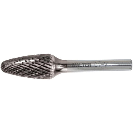 WALTER 01V022 - 1/8" X 1/2" LENGHT SF CARBIDE BURR - Wise Line Tools