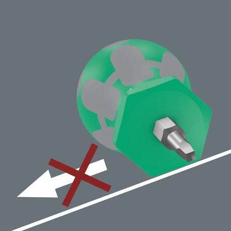 Wera 008864 Stubby #2 x 25mm Square Screwdriver - Wise Line Tools