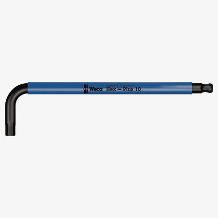 Wera 022616 10 x 224mm Hex + Ball End Hex L-key (Blue) WERA
