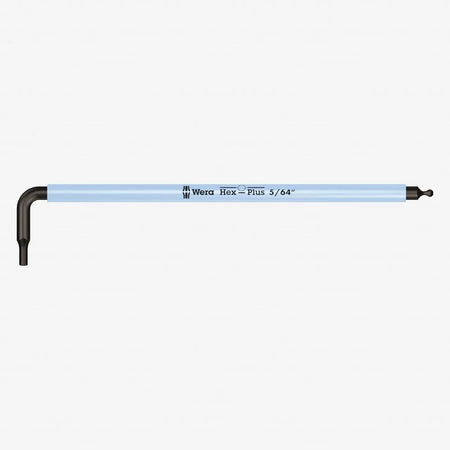 Wera 022630 5/64" x 101mm Hex + Ball End Hex L-key (Ice Blue) WERA
