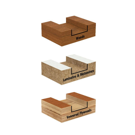 CMT 8in 12T Wood Locked Dado Pro Blade Set - 230.312.08 CMT