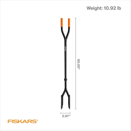 FISKARS FSK-9653 - 60" Steel Posthole Digger
