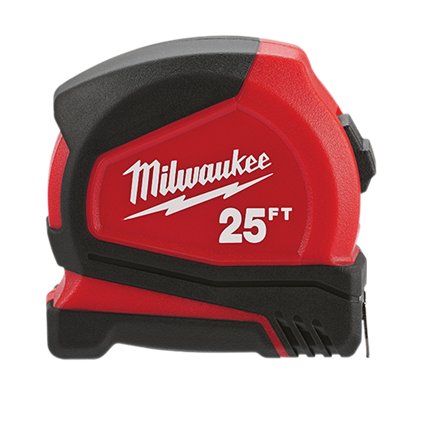 Milwaukee 48-22-6625  -  25ft Compact Tape Measure