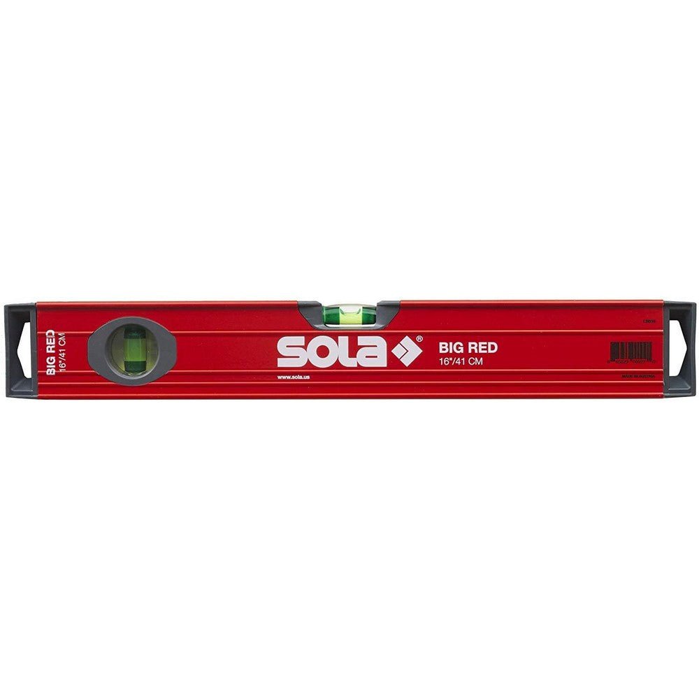 SOLA Level LSB16 Box Beam Level, Big Red, 16"