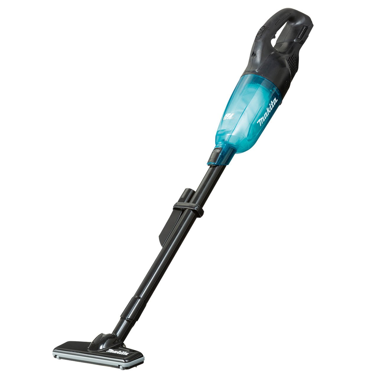 Makita DCL280FZB  -  18V LXT Brushless Vacuum Cleaner, Black/Teal (Tool Only)