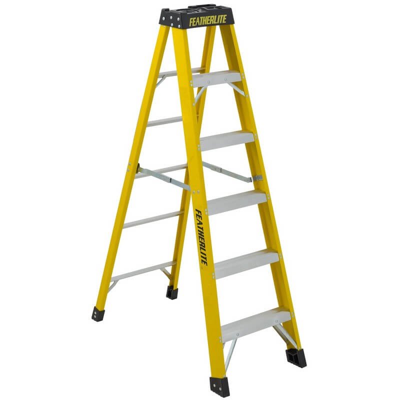 FeatherLite 6906 6' FiberGlass Step Ladder