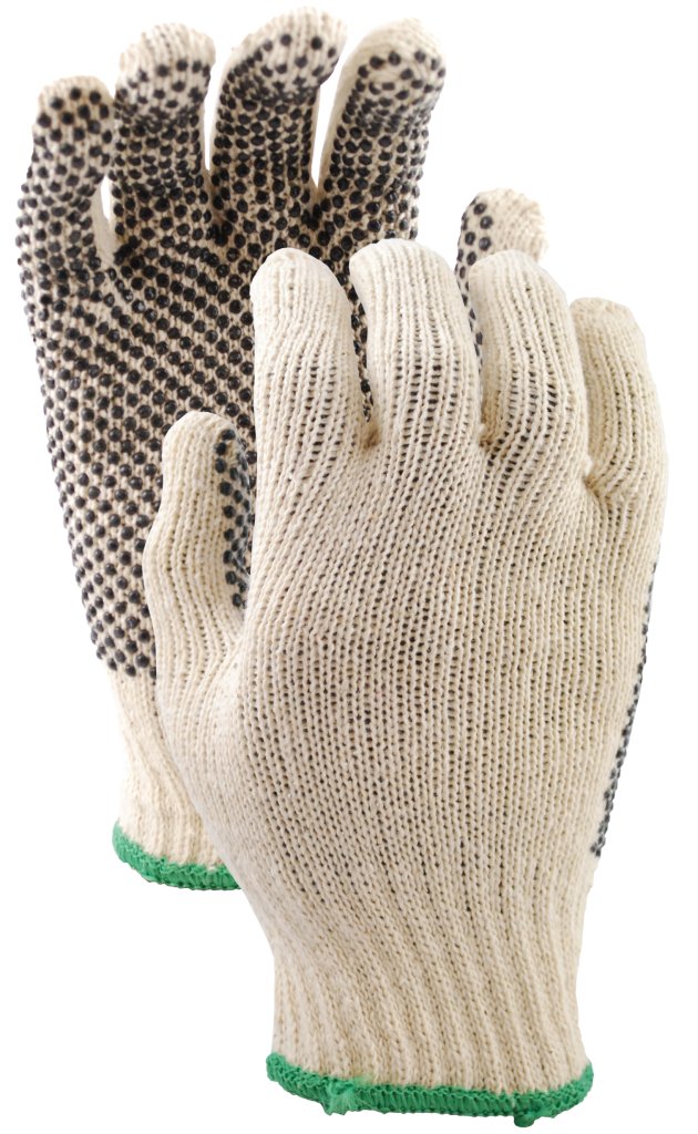 Watson 417 - String Knit Dotted Gloves-12PK