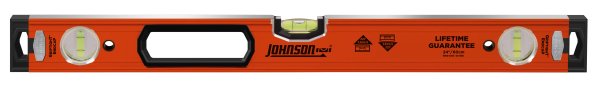 Johnson 9850-2400 - 24" Heavy Duty Aluminum Box Level