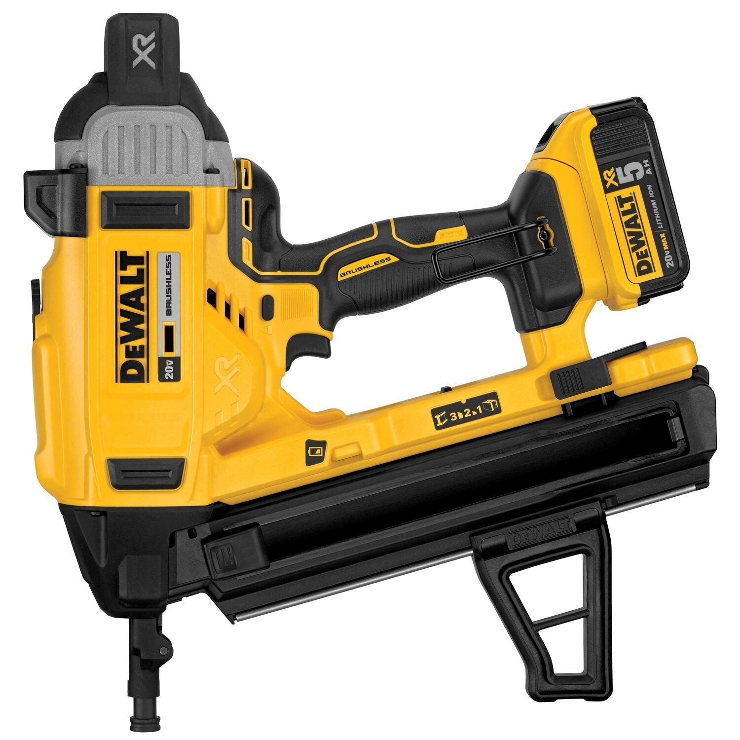 DeWalt DCN890P2 20V MAX XR Cordless Concrete Nailer Kit