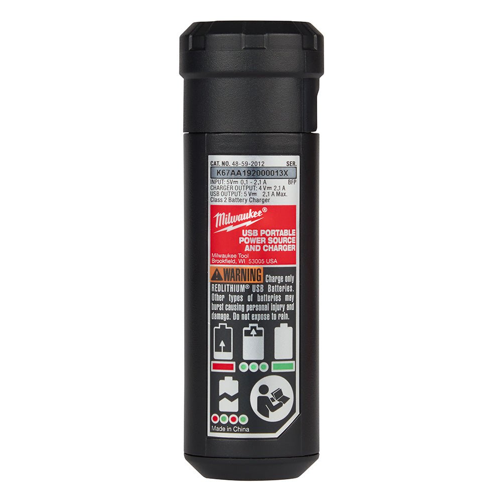 Milwaukee 48-59-2012  -  RedLithium USB Charger & Power Source
