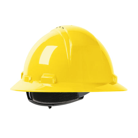 DYNAMIC SAFTEY HP641RV02 - Full Brim Type 1 YELLOW Vented