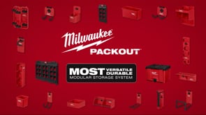 Load video: Milwaukee 48-22-8338 - PACKOUT™ M12™ Battery Rack