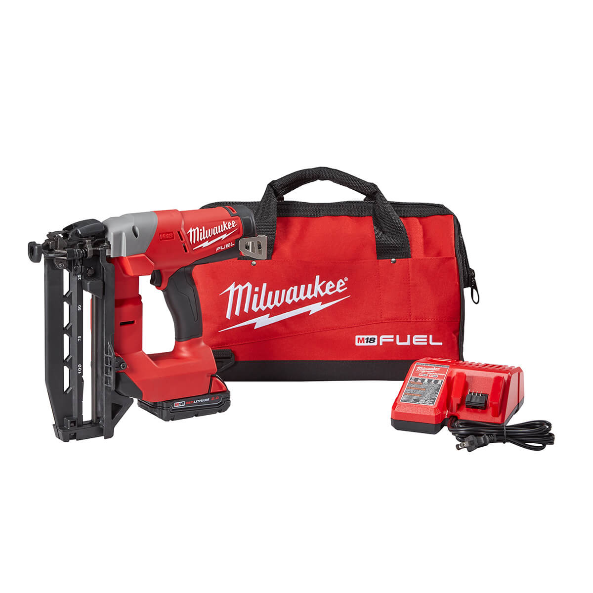 Milwaukee brad nailer outlet kit