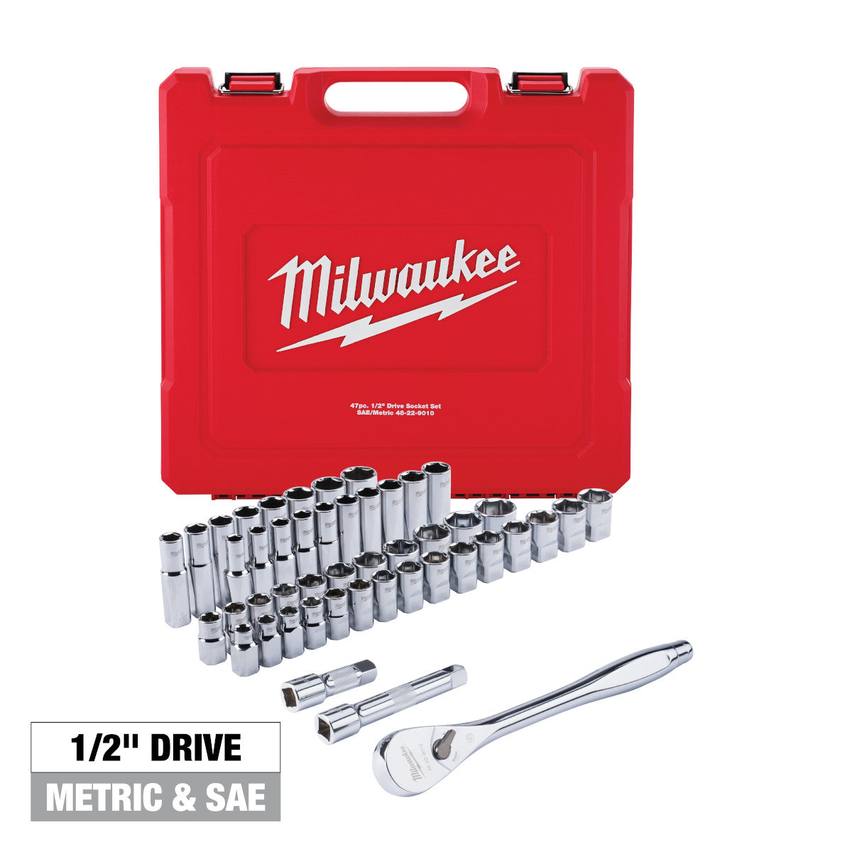 Milwaukee 48-22-9010 47pc 1/2