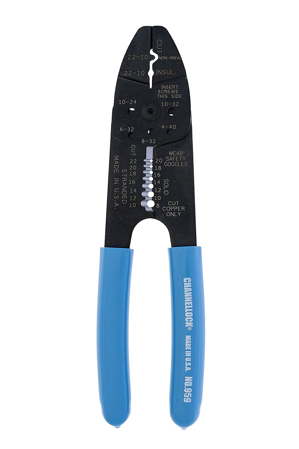 ChannelLock 959 - 8" Wire Stripper - wise-line-tools