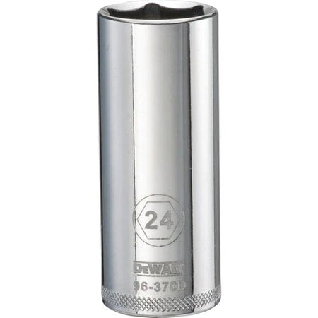 DeWalt DWMT96370OSP - 1/2 DRIVE DEEP SOCKET-6 POINT-24MM DEWALT