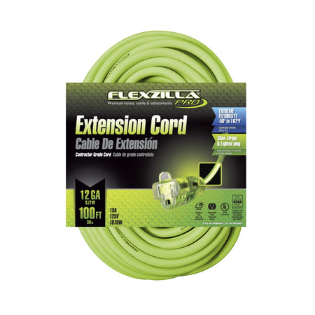 Flexzilla FZ512835 - Pro Extension Cord, 12/3, 100' - wise-line-tools
