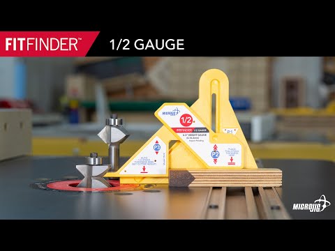Load video: MICROJIG FN12 - FitFinder Automatic Thickness Finder