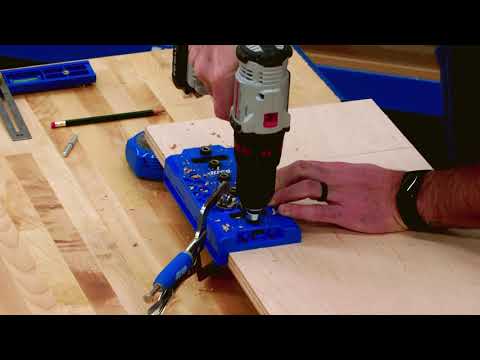 Charger la vidéo : Gabarit de goupilles d'étagère Kreg KMA3232 5 mm