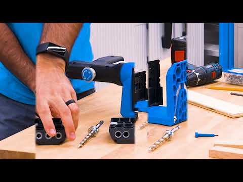 Charger la vidéo : Kreg KPHA530 - Kit de guide de perçage Micro-Pocket™ 530