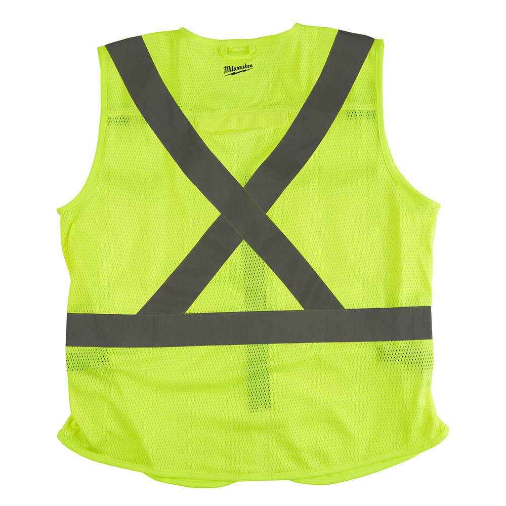 Milwaukee 48-73-5063 - Gilet de sécurité jaune haute visibilité classe 2 - 2XL/3XL (ANSI/CSA)