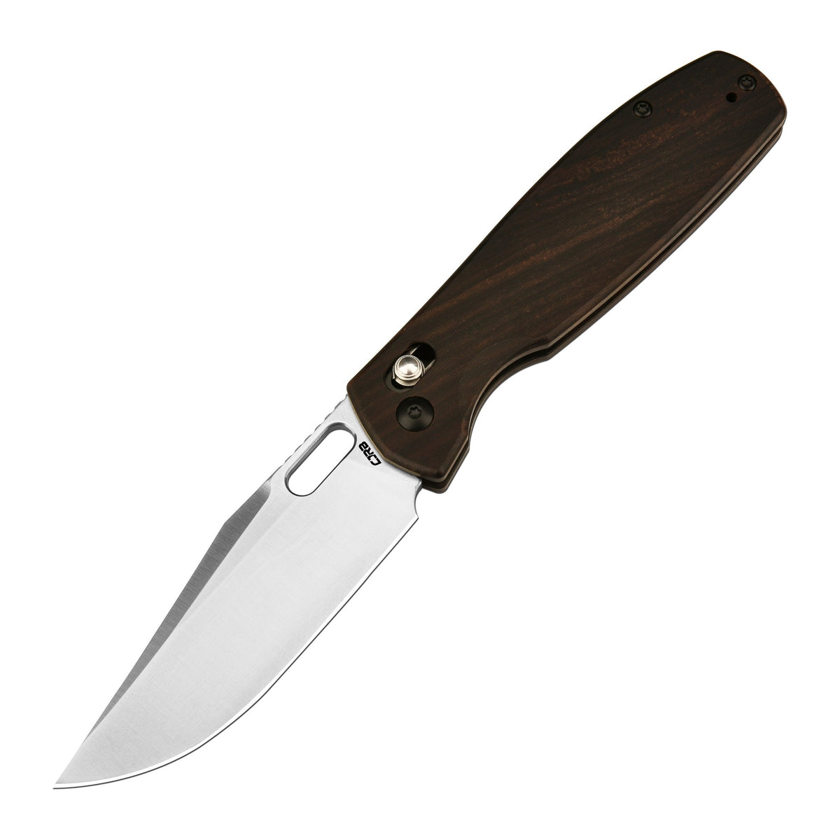 CJRB Prado J1936 Crossbar Lock Folding Knife, 3.76" AR-RPM9 Blade - Ebony Wood