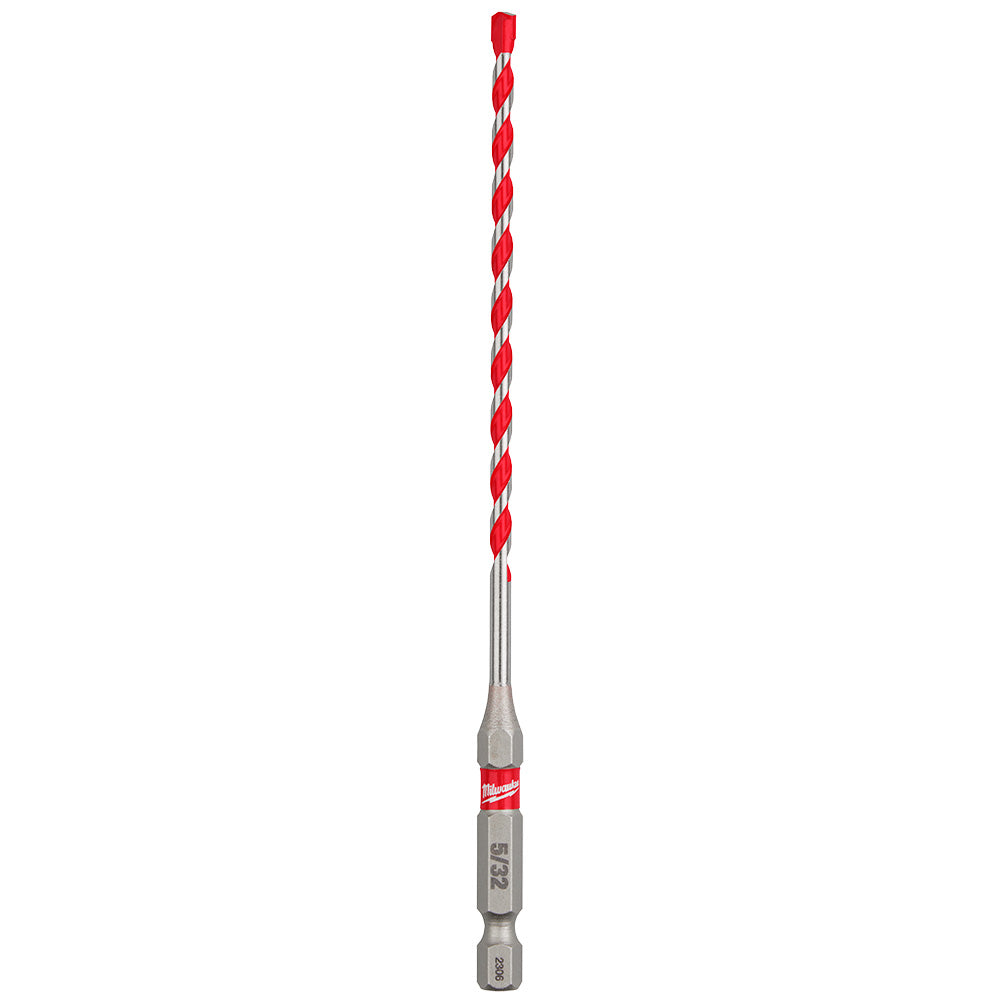 Milwaukee 48-20-9101 - Forets pour perceuse à percussion en carbure SHOCKWAVE Impact Duty™ 5/32" x 4" x 6" - Paquet de 25