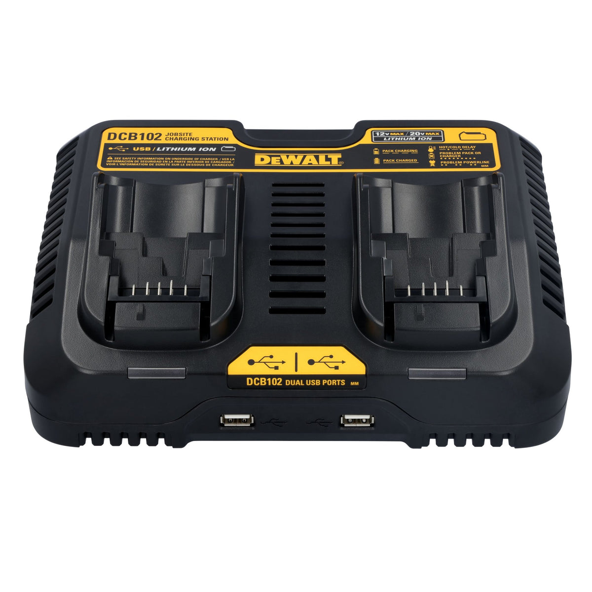 DEWALT DCB102 12V Jobsite Charging Station - product view