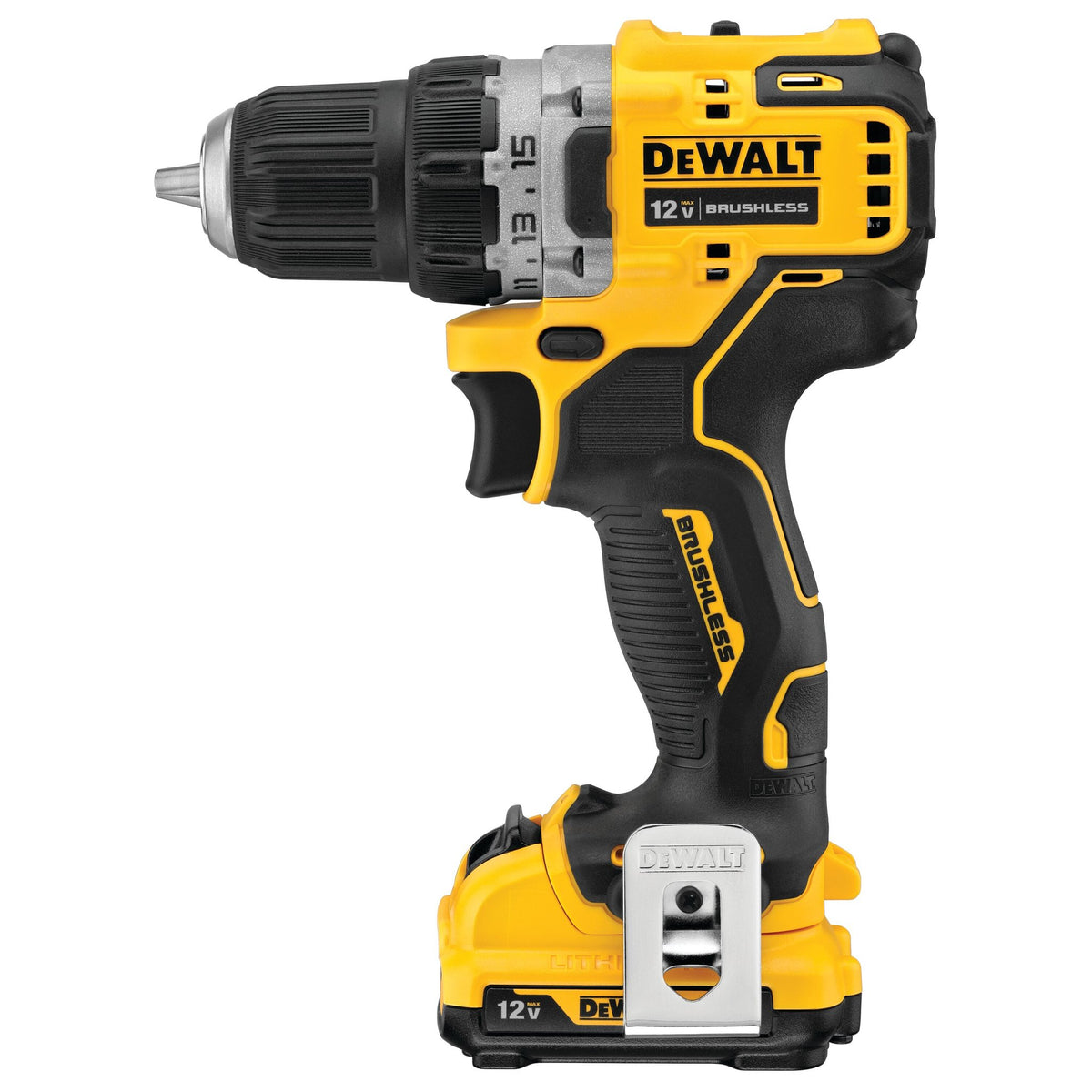 DEWALT DCD701F2 XTREME 12V MAX BRUSHLESS 3/8 IN. CORDLESS DRILL/DRIVER KIT - product view