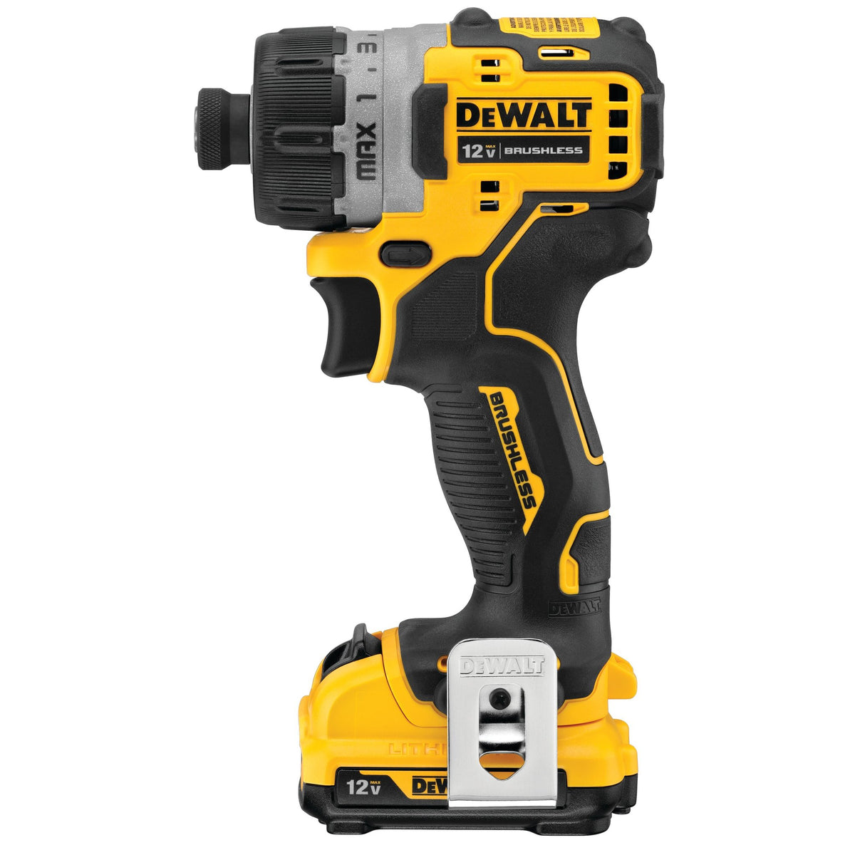 DEWALT DCF601F2 XTREME 12V MAX Brushless 1/4" Cordless Screwdriver Kit - product view