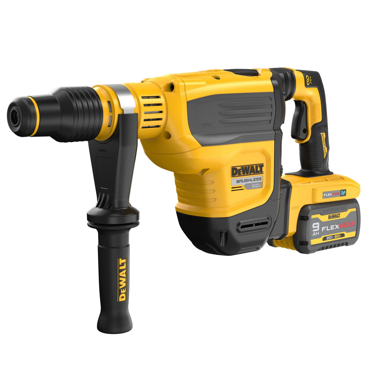 DEWALT DCH614X2 60V Max 1-3/4 In. Brushless Cordless SDS Max Combination Rotary Hammer Kit - product view